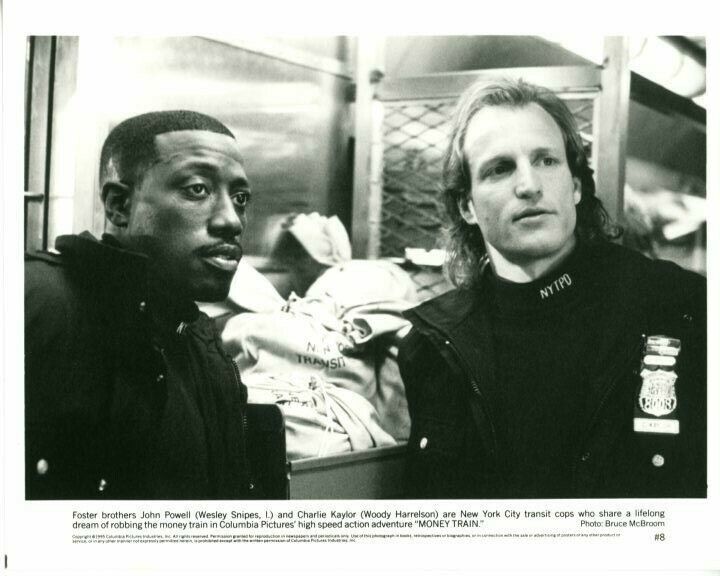 Wesley Snipes Woody Harrelson Money Train Original Press 8X10 Photo Poster painting