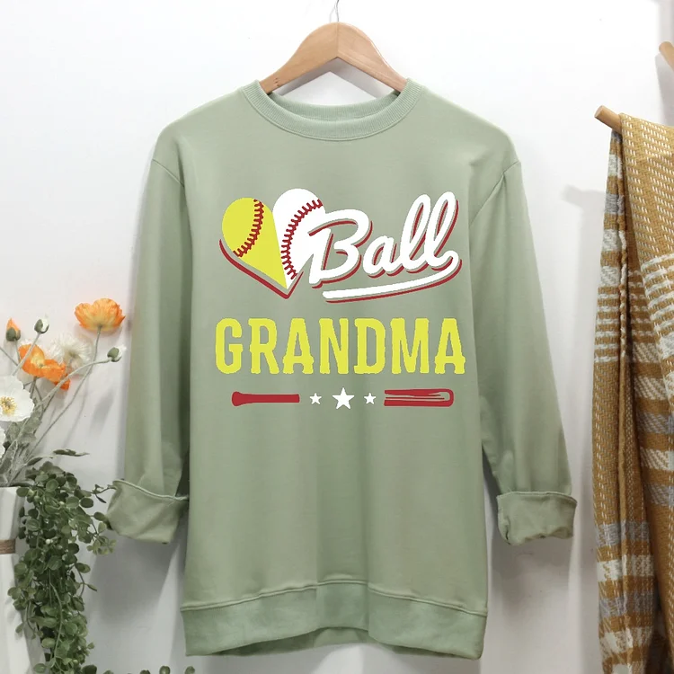 Baseball Grandma Women Casual Sweatshirt