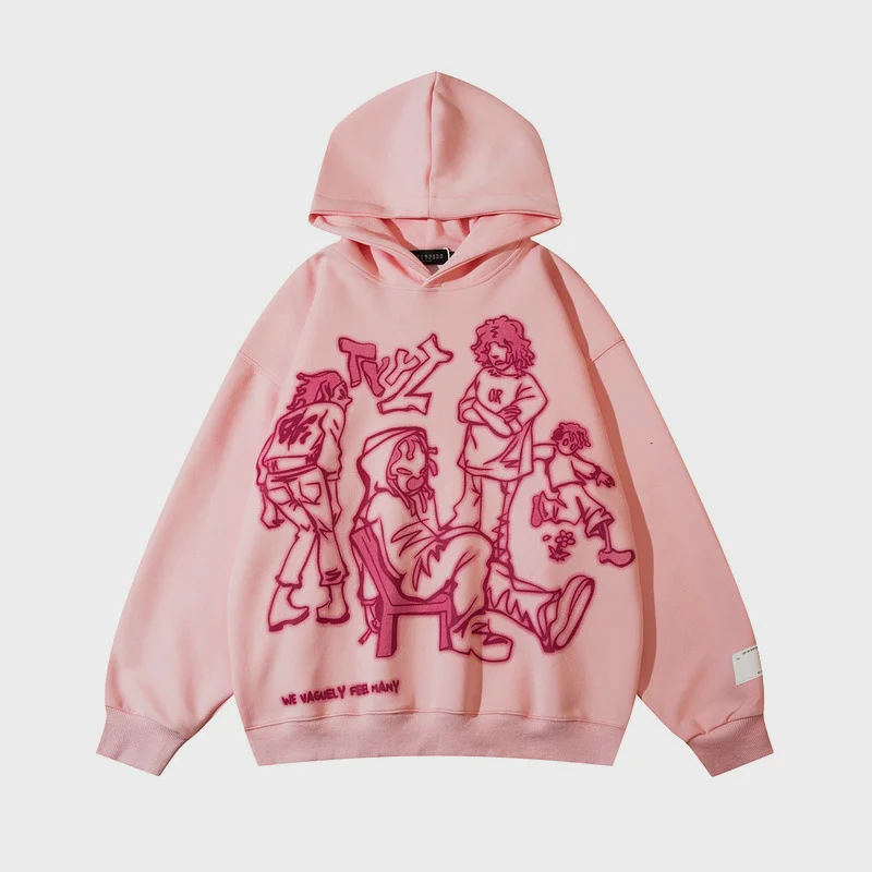 Wild Doodle Couple Hoodie