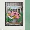 [Stock limité - Peinture diamant]Bouquet sur chaise-partiel spécial diamant peinture-30 * 40cm
