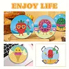 6pcs DIY Diamond Painting Coaster Kit With Holder - Summer Fruits