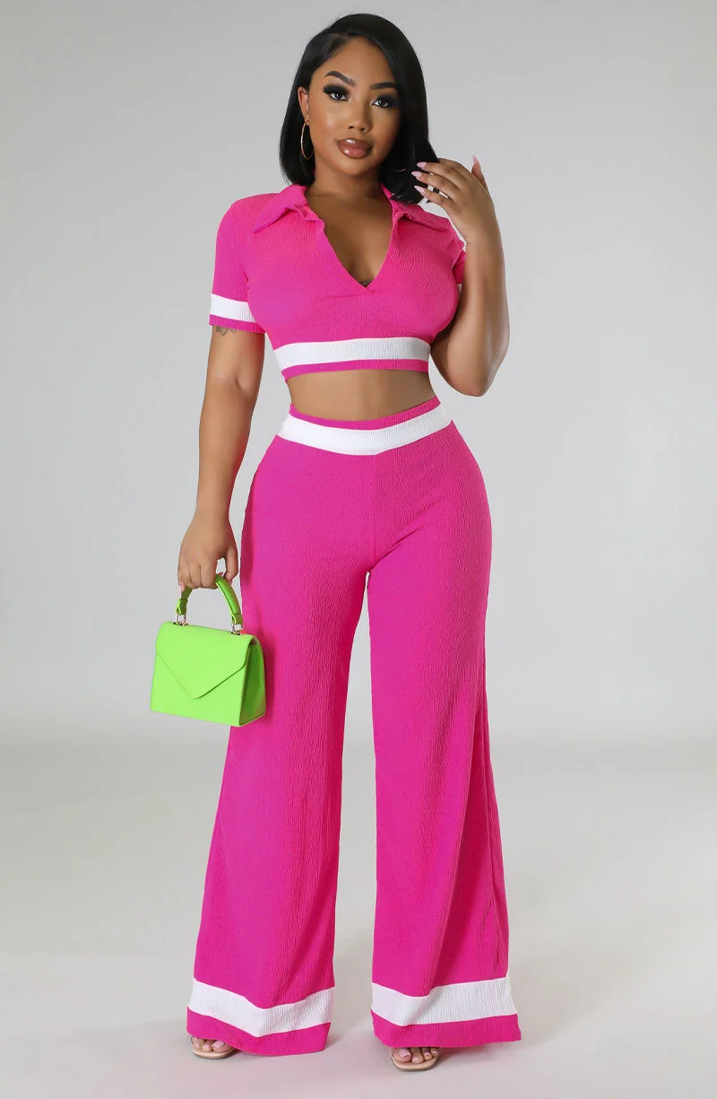 Summer Fashion Ladies Casual Short Sleeve Two-Piece Set | IFYHOME