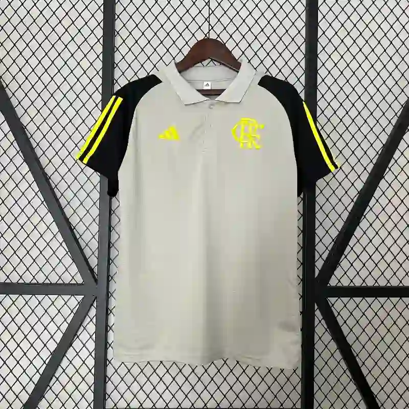 24/25 Flamengo Gray Polo Shirt