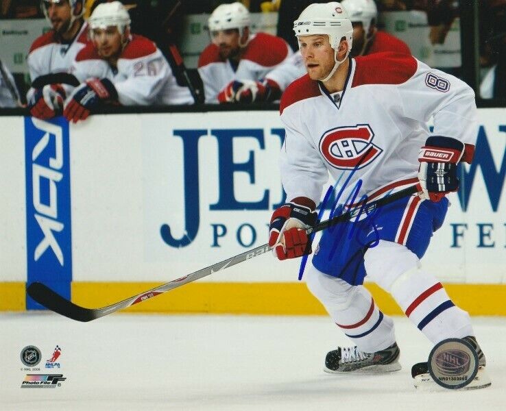 MIKE KOMISAREK SIGNED MONTREAL CANADIENS 8x10 Photo Poster painting #2 Autograph