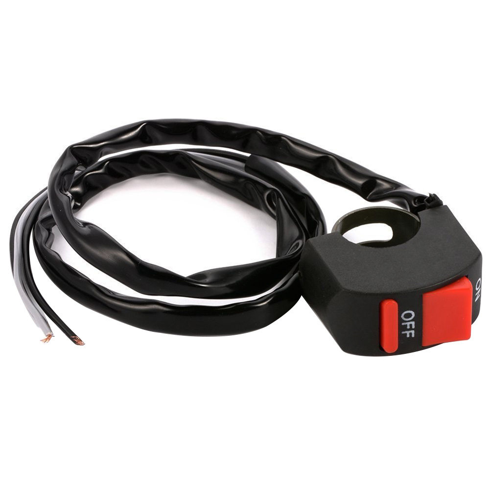 

YJ-MC075 3 Wires Motorcycle Light Switches ON/OFF Button Handlebar Switch, 501 Original