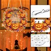 Glowing Pumpkin DIY Acrylic 5D Crystal Diamond Gem Art Hanging Ornament