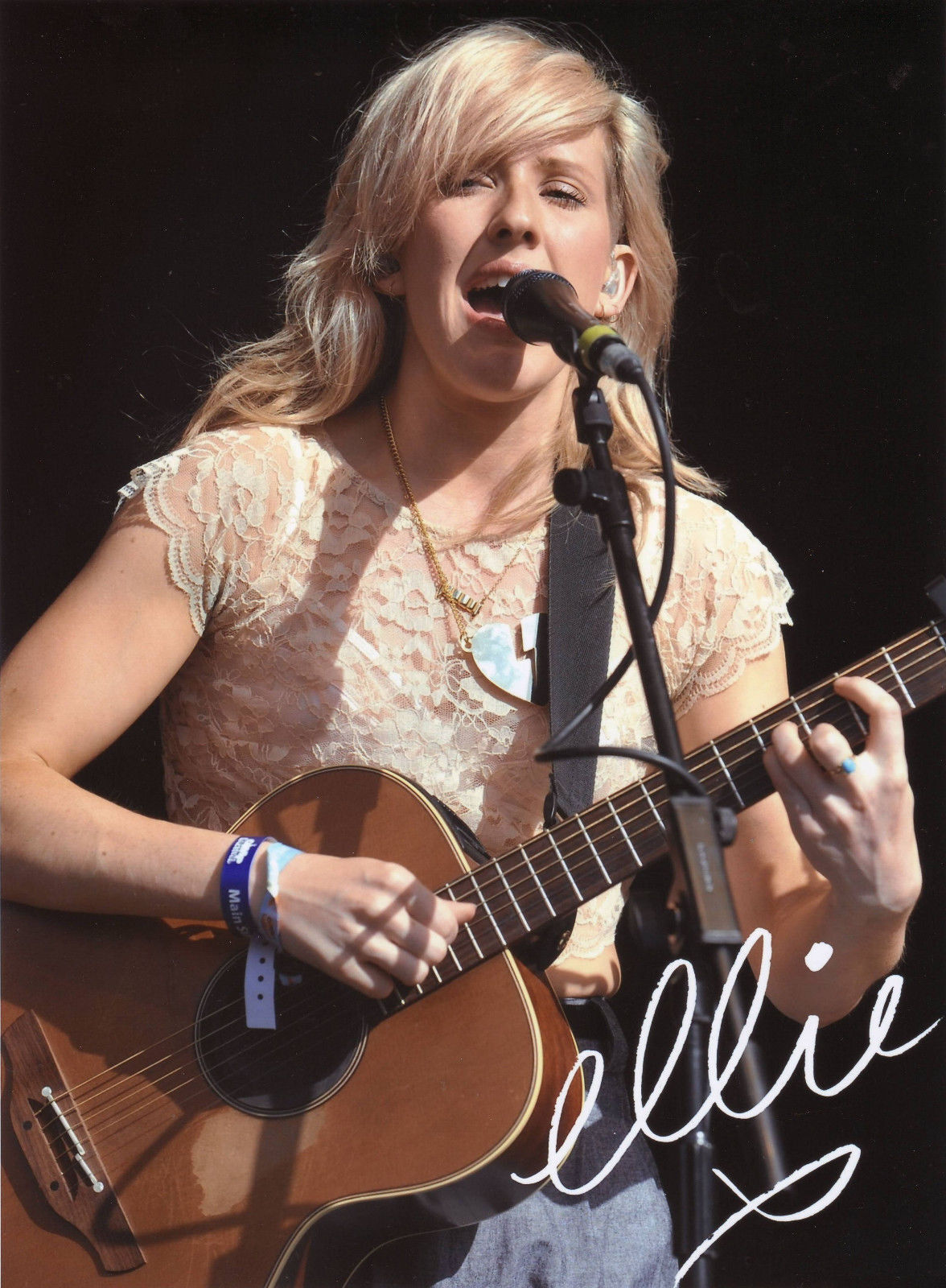 ELLIE GOULDING AUTOGRAPH SIGNED PP Photo Poster painting POSTER