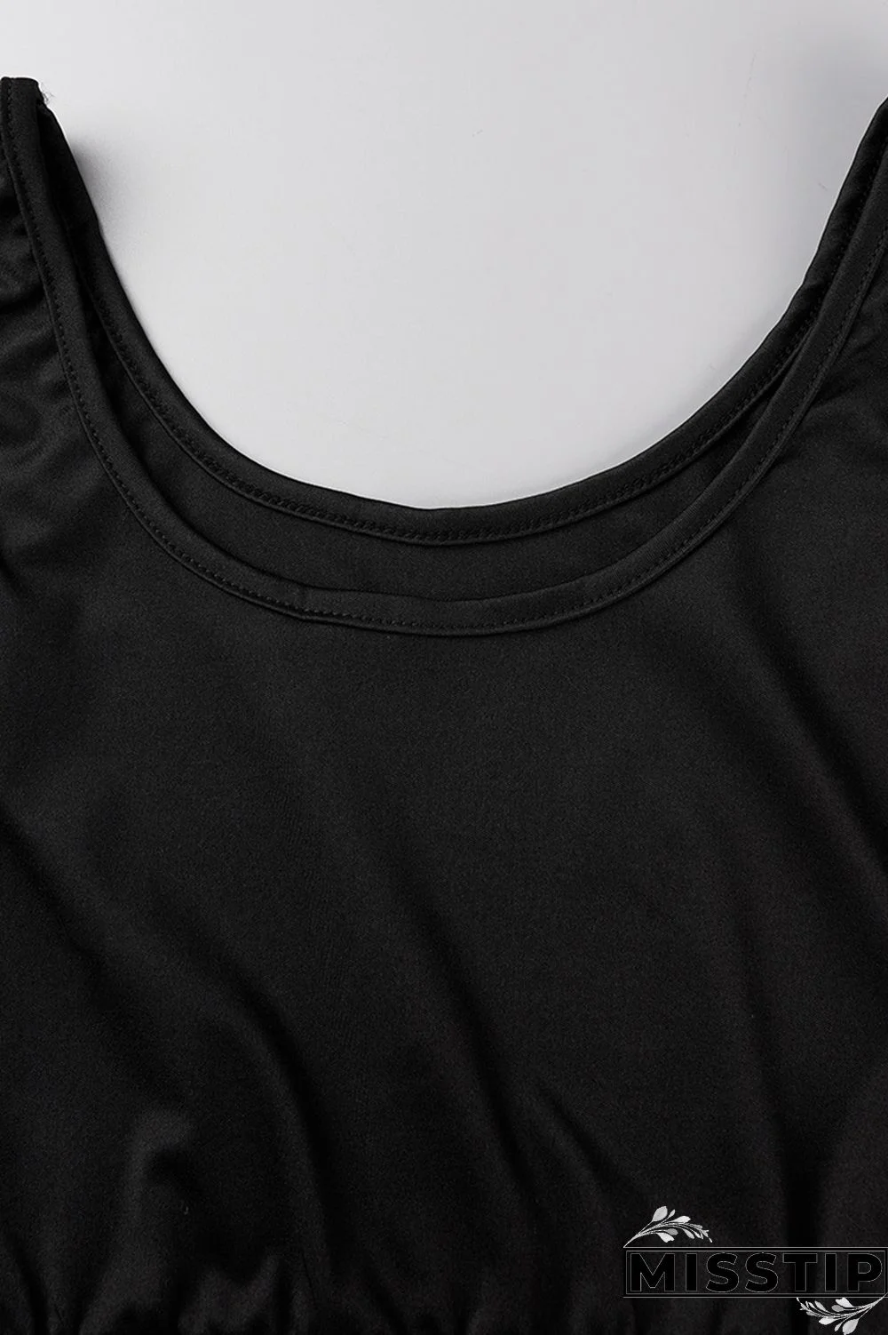 Orange Casual Solid Basic U Neck Sleeveless Two Pieces