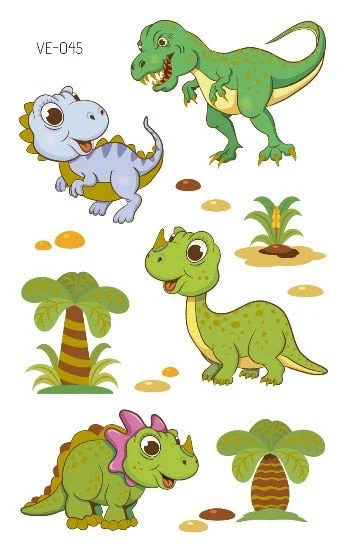 Cool Cartoon Temporary Red Card Tattoo Sticker for Boy Child Tattoo Kids Body Art Water Transfer Fake Tattoo Decals 120*75mm