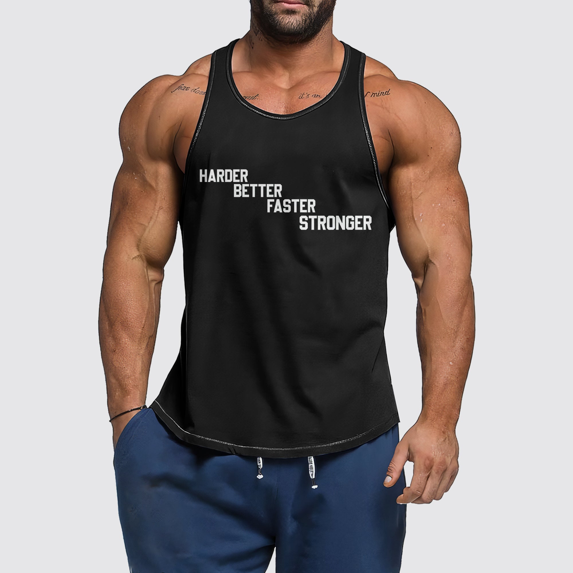 Ultimate Gym Tank Top for Men: Stay Cool and Comfy During Intense Workouts- AA03301