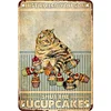 Cat and Cake - Metal Tin Signs(12*16Inch) - Animal