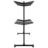 [US Local Warehouse] Folding Chair Rack with Locking Rubber Wheels Folding Chair Cart 88 Lbs Capacity Chairs Storage Dolly for Weddings & Events