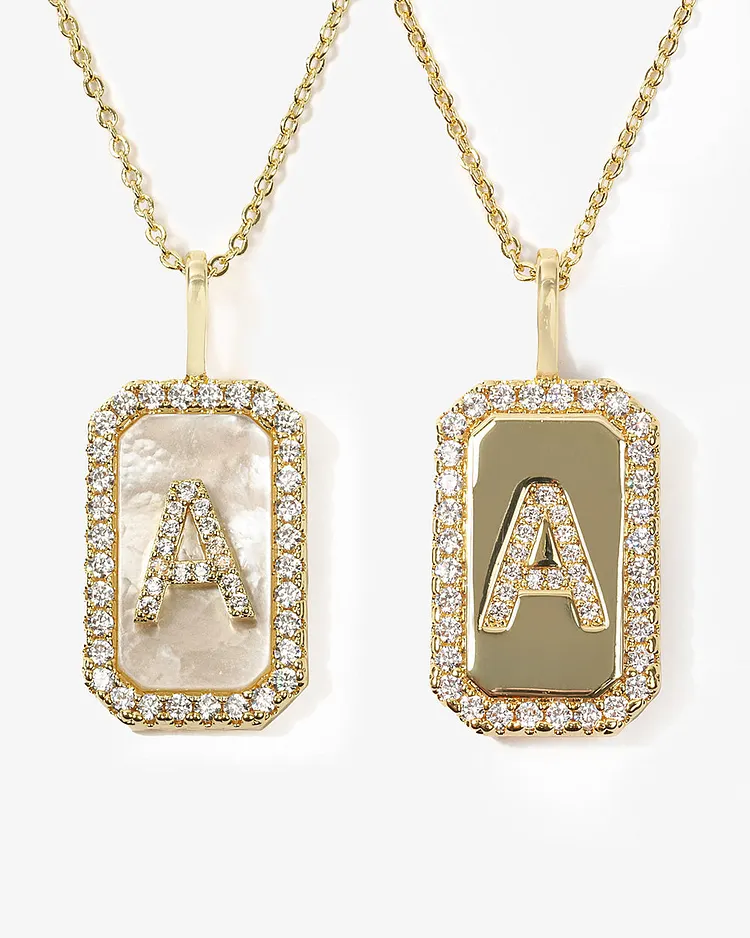 Love Letters Double Sided Necklace