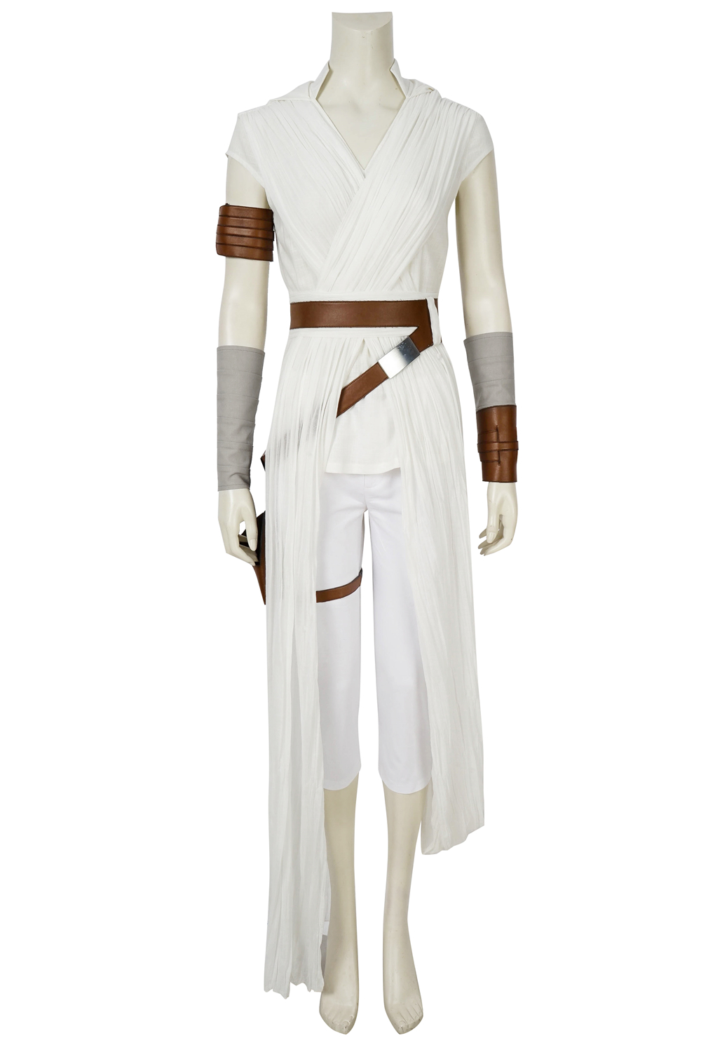 Rey White Outfit Costume