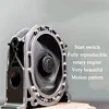 Rotating Engine Model, Metal Engine Model Kit, DIY Assembled Electric Motor Model, Realistic Dynamic Engine Model, Up To 600 RPM, Suitable For DIY Enthusiasts
