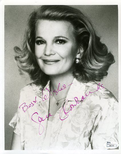 Gena Rowlands Jsa Certed Signed 8x10 Photo Poster painting Authentic Autograph