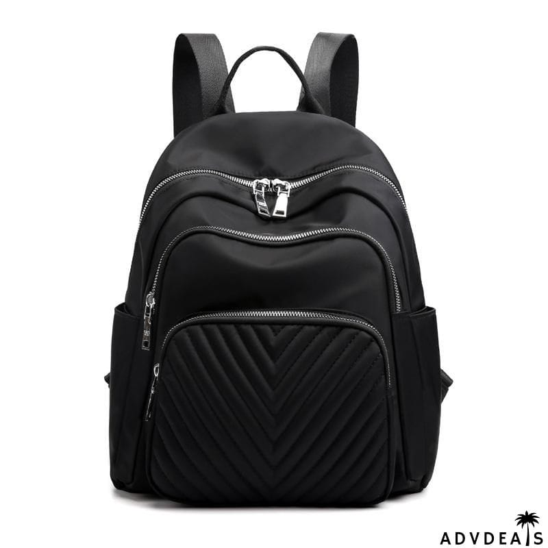 Great Simple Design Single Flat Top Handle All-Around Zip Fastening Backpack