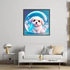 >SALE<Full Embroidery Eco-cotton Thread 11CT Printed Zodiac Dog Cross Stitch 40x40cm