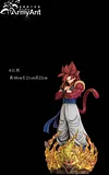 1/6 & 1/4 Scale Super Saiyan 4 Gogeta with LED - Dragon Ball Resin Statue - ArmyAnt Studio [In Stock]