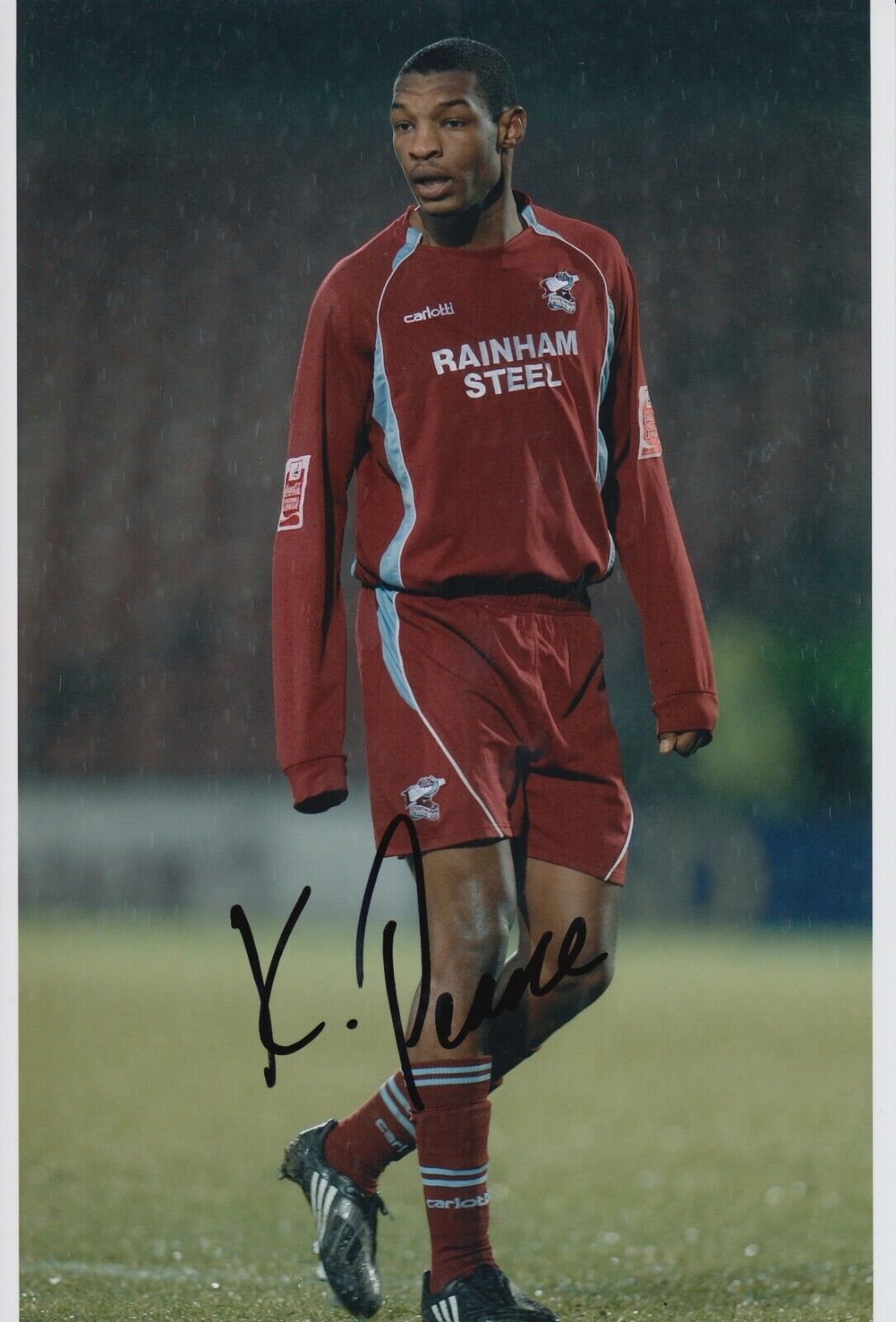 Krystian Pearce Hand Signed 12x8 Photo Poster painting - Scunthorpe United Autograph 7.