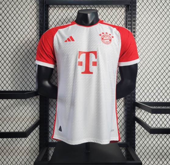 2023-2024 Bayern Munchen Home Player Version Men Football T-Shirt 