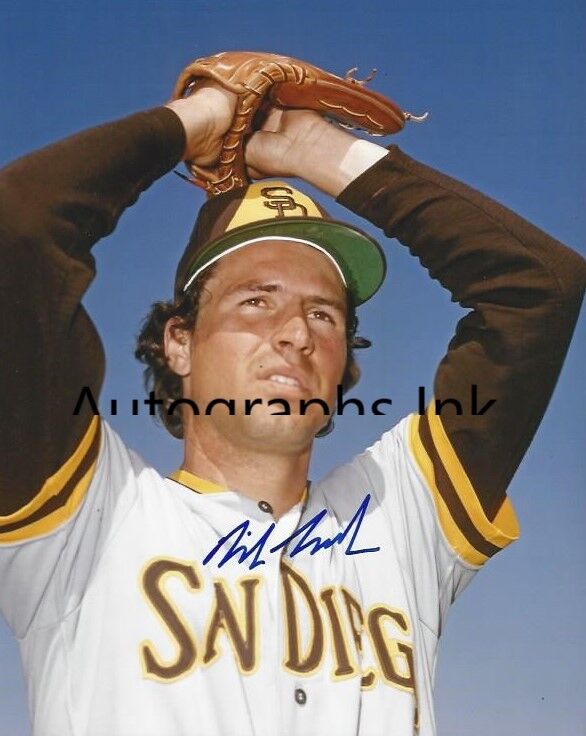 Rich Troedson autographed 8x10 Padres Private Signing #1