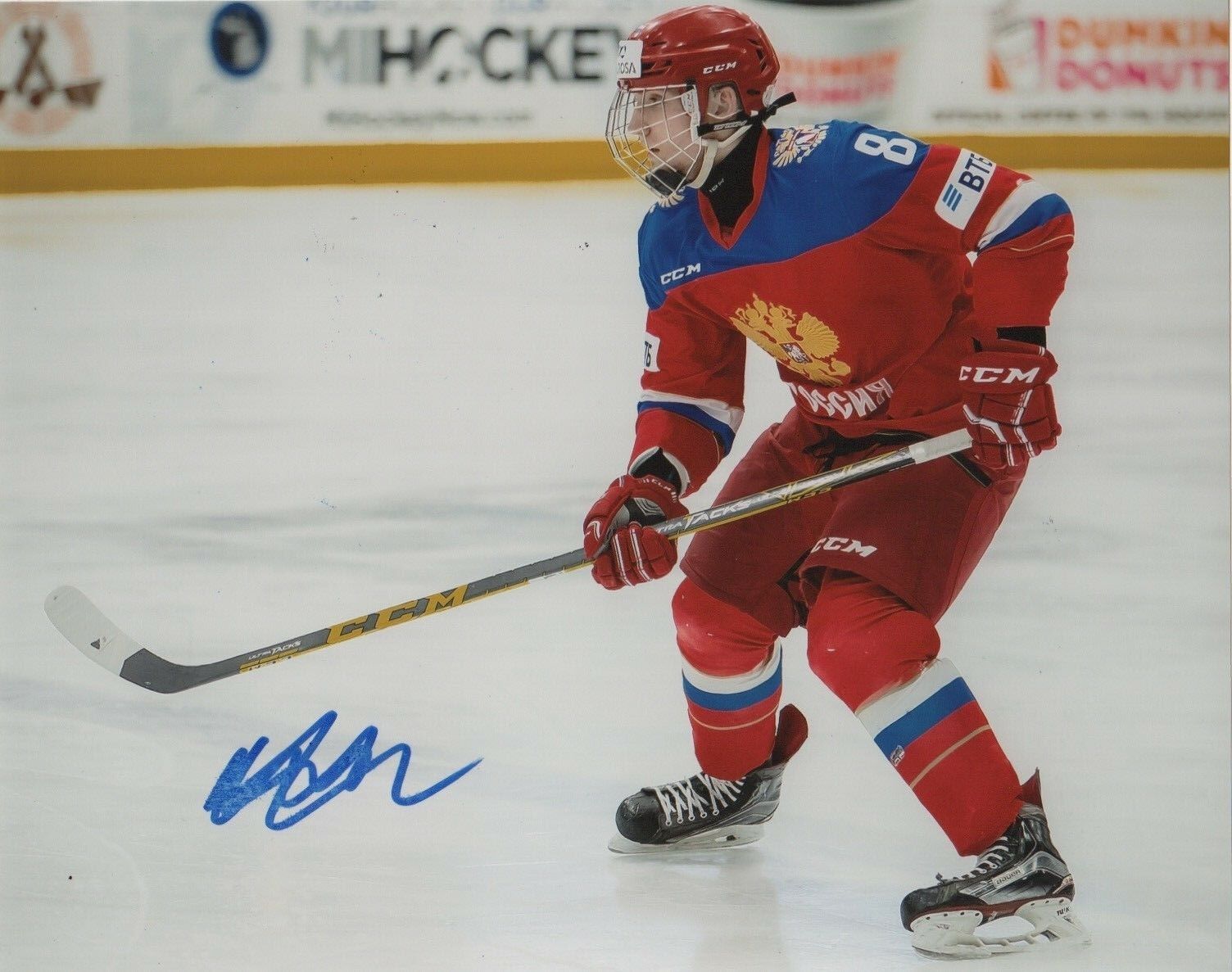 Team Russia Ivan Morozov Signed Autographed 8x10 Photo Poster painting COA A