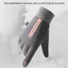 Gants imperm&eacute;ables antid&eacute;rapants r&eacute;sistants au froid pour &eacute;cran tactile
