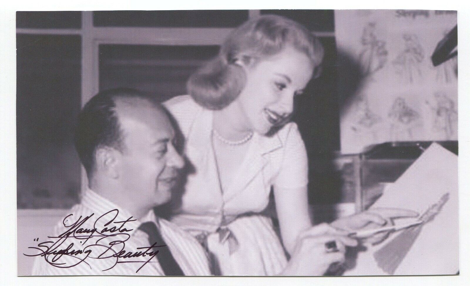 Mary Costa Signed Photo Poster painting Autographed Walt Disney Sleeping Beauty Voice