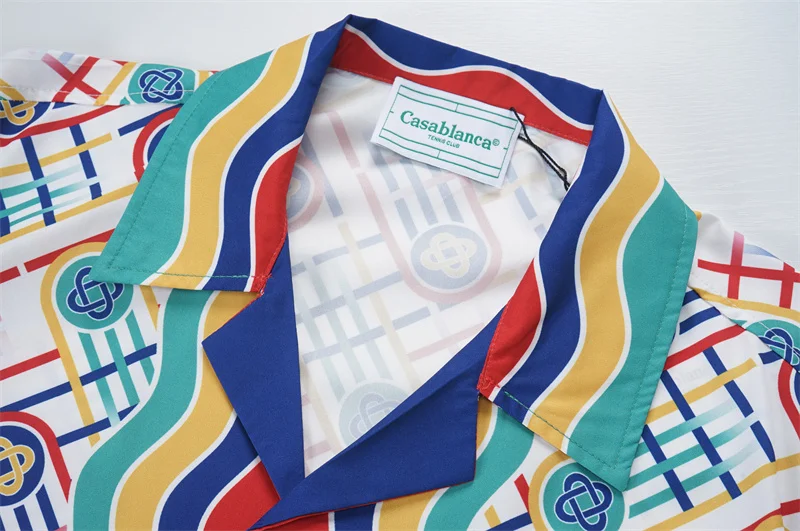 Casablanca 2023 new silk long-sleeved shirt