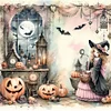 【Limited Stock Sale】Halloween Witch-11CT Stamped Cross Stitch 50*50cm/19.69*19.69in