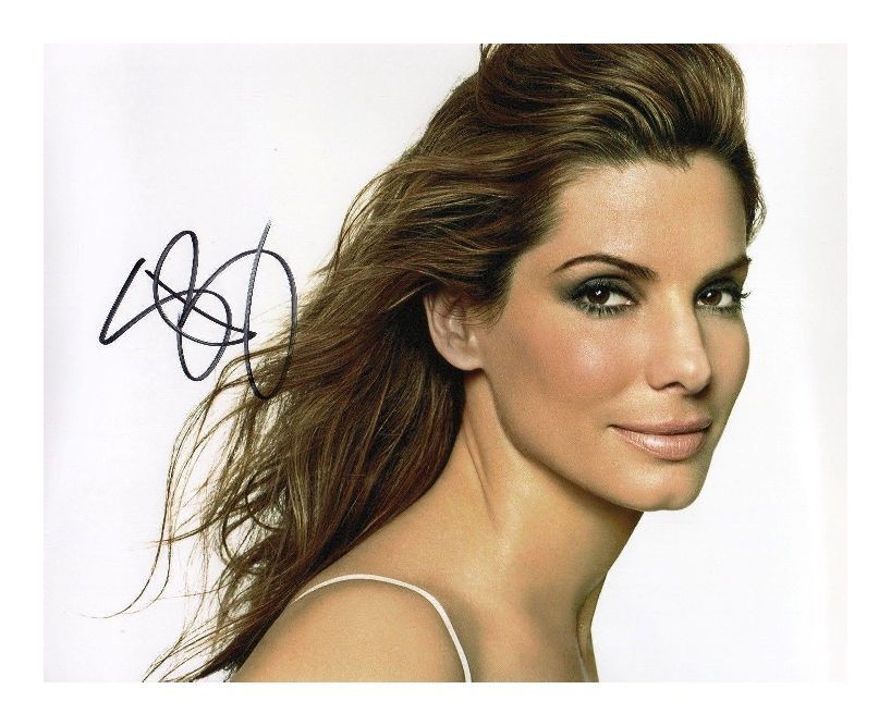 SANDRA BULLOCK AUTOGRAPHED SIGNED A4 PP POSTER Photo Poster painting PRINT 4