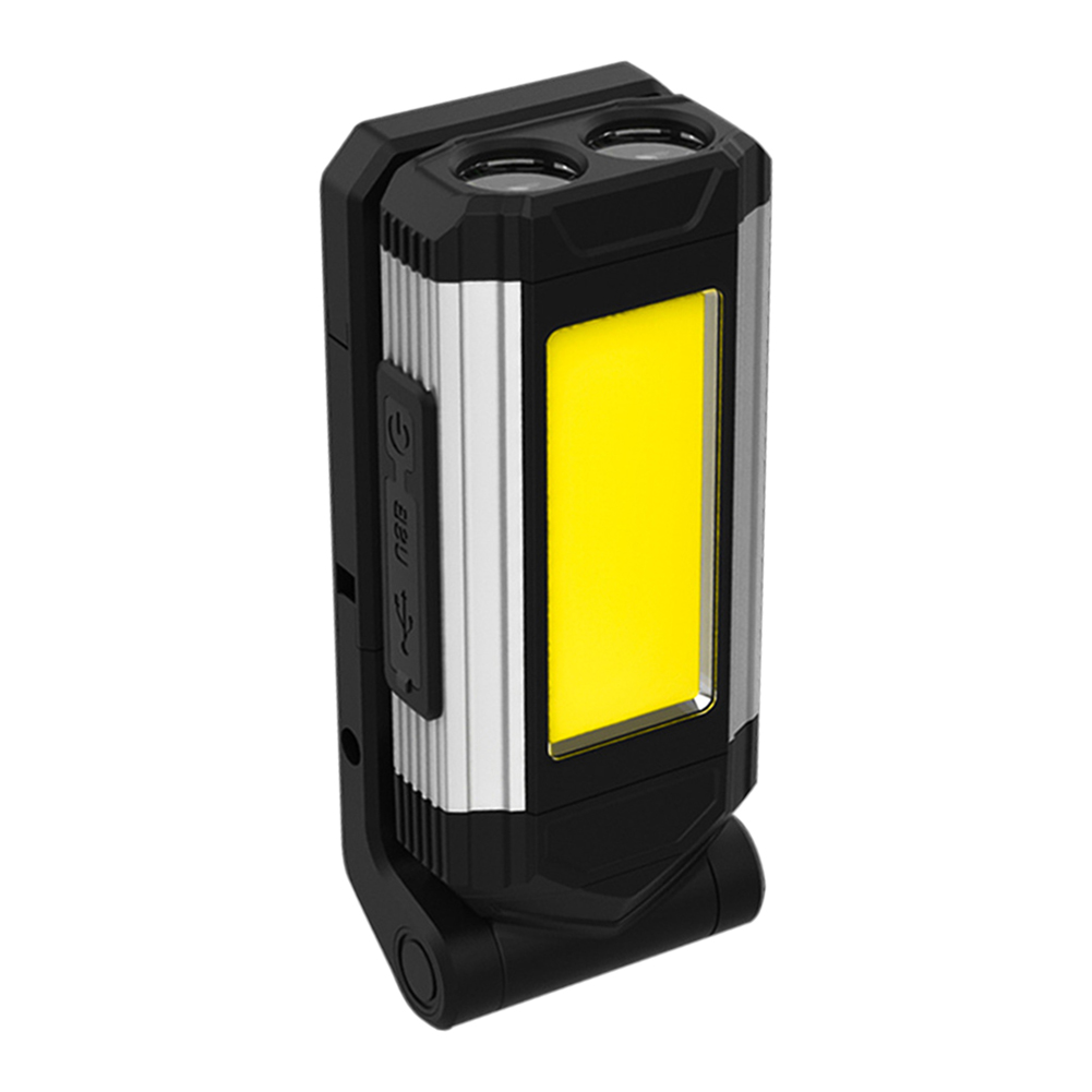 

LED Rechargeable Magnetic Repairing Lamps USB Phone Charger COB Flashlight, Silver, 501 Original