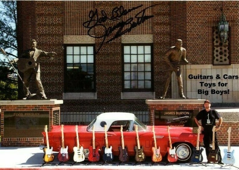 James burton signed autographed Photo Poster painting elvis presley ricky nelson guitarist