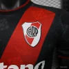 Player Version 26/27 River Plate Black with Red Diagonal Band Third Jersey
