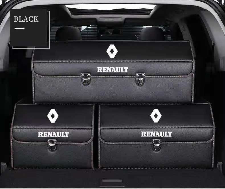 Car Trunk Leather Storage Box
