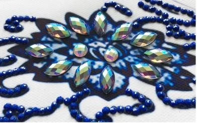 Diamond Painting - Partial Special Shaped Drill - Blue and white porcelain(40*60cm)