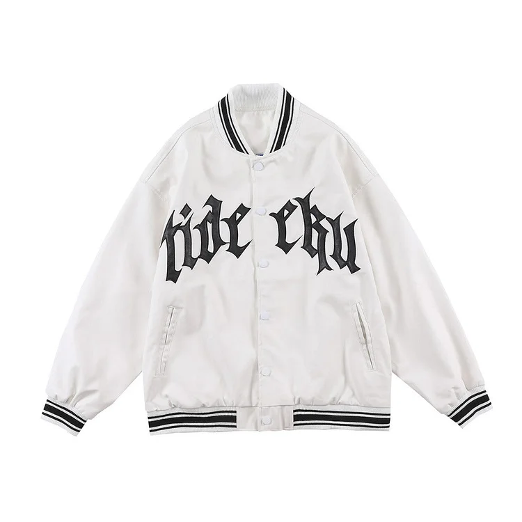 Letterman Jacket Outfit Senior Jackets Varsity Baseball Coat Embroidered Baseball Uniform Coat Men's Jacket