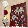DIY Pearl Painting Lily Butterfly for Home Wall Decor with Frame(40*30cm)
