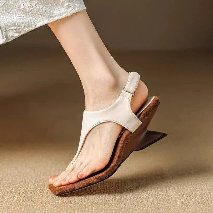 Yyvonne Sandals Women 2025 New Summer Wear High-Heeled Roman Shoes Niche Casual Sandals Women