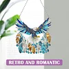 (US Local)DIY Diamond Painting Art Pendant Window Hanging Eagle Dream Catcher