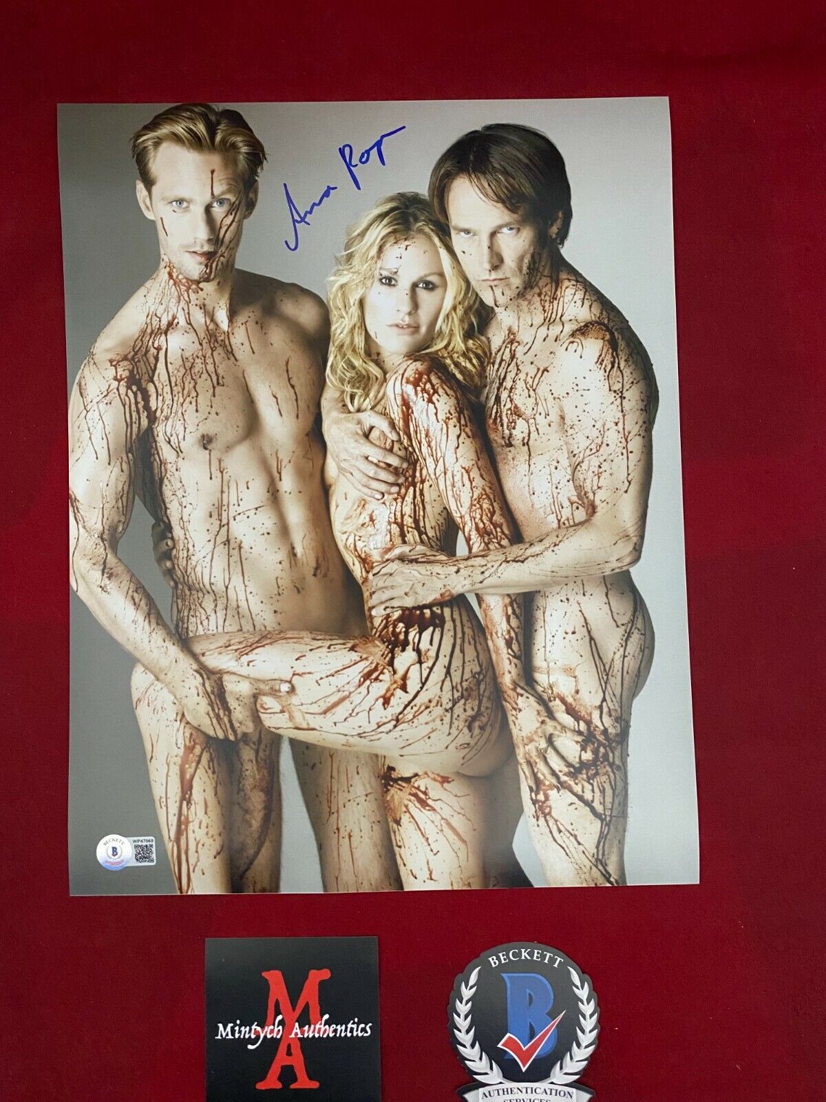 ANNA PAQUIN AUTOGRAPHED SIGNED 11x14 Photo Poster painting! TRUE BLOOD! SOOKIE! BECKETT COA!