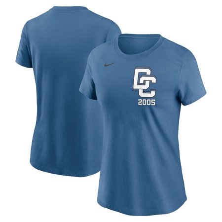Women's Washington Nationals  Blue 2025 City Connect Wordmark T-Shirt