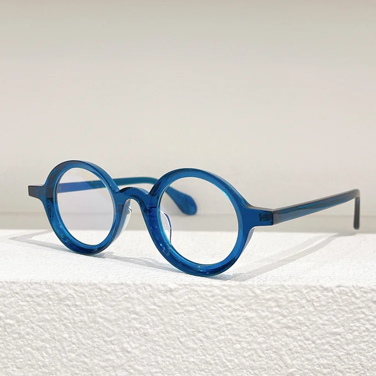 Japanese Round Acetate Original Glasses Frames High Quality Men Myopia Classical Handmade Eyeglasses Women  Eyewear