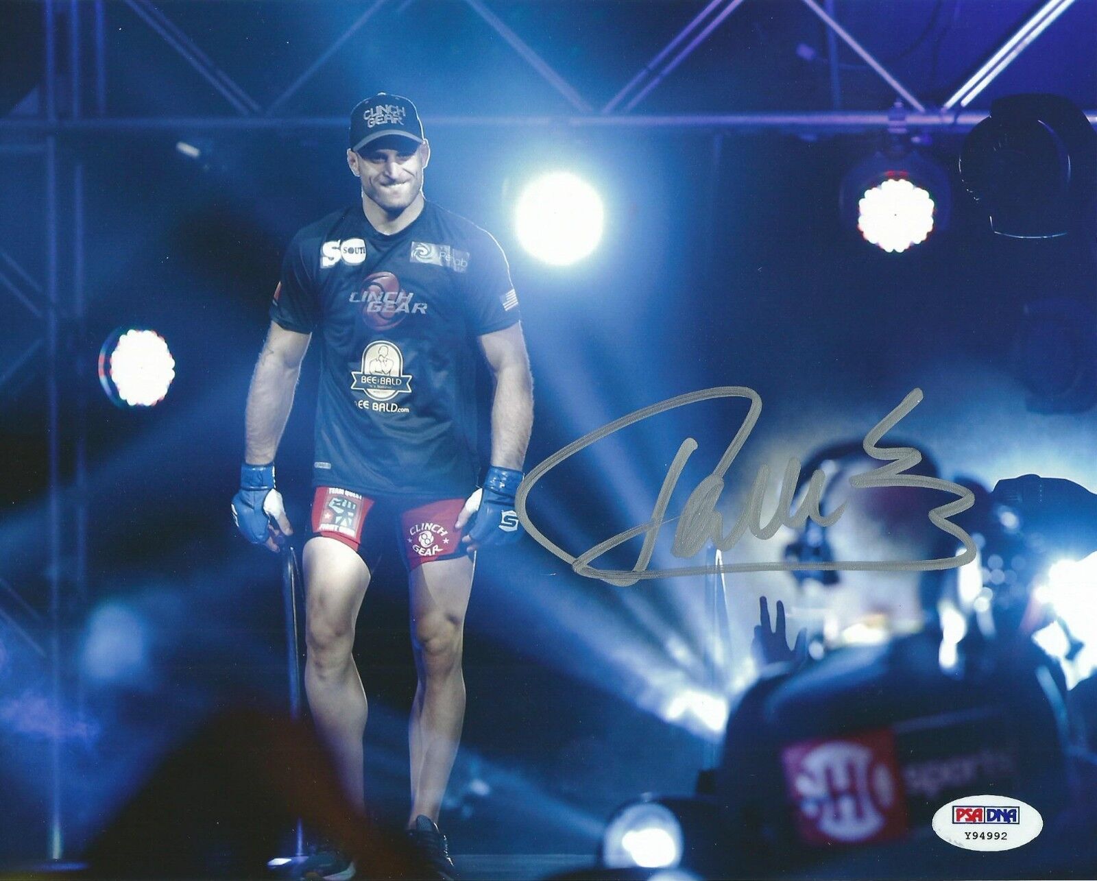 Tarec Saffiedine Signed UFC 8x10 Photo Poster painting PSA/DNA COA Picture Autograph Fight Night