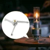 Atmosphere Candle Light Set With Inflatable Aluminum Tank And Wooden Lamp Box Windproof Candlelight Outdoor Lighting Camping Gas Lamp Tent Light