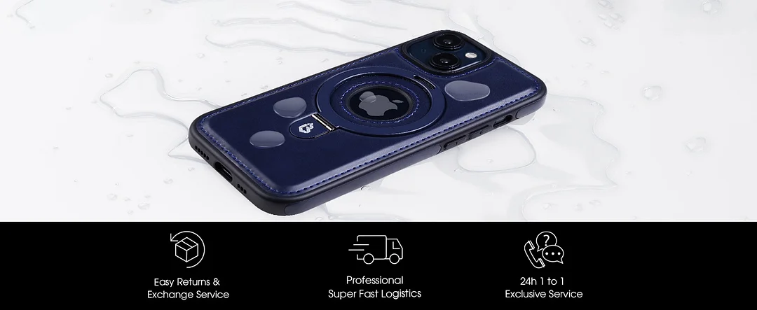 iPhone series mobile phone leather protective case