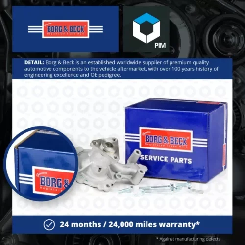 Water Pump fits FORD B-MAX EcoBoost 1.0 2012 on Coolant B&B 1760659 1766164 New Parts