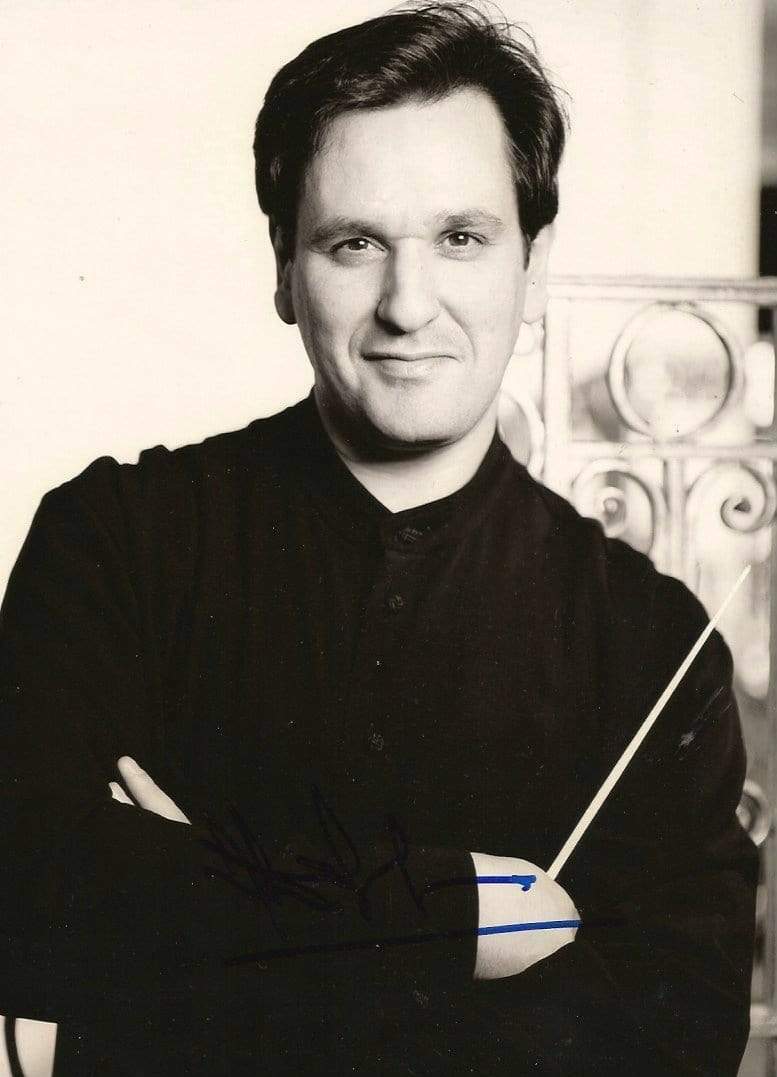 Antonio Pappano CONDUCTOR and PIANIST autograph, In-Person signed Photo Poster painting