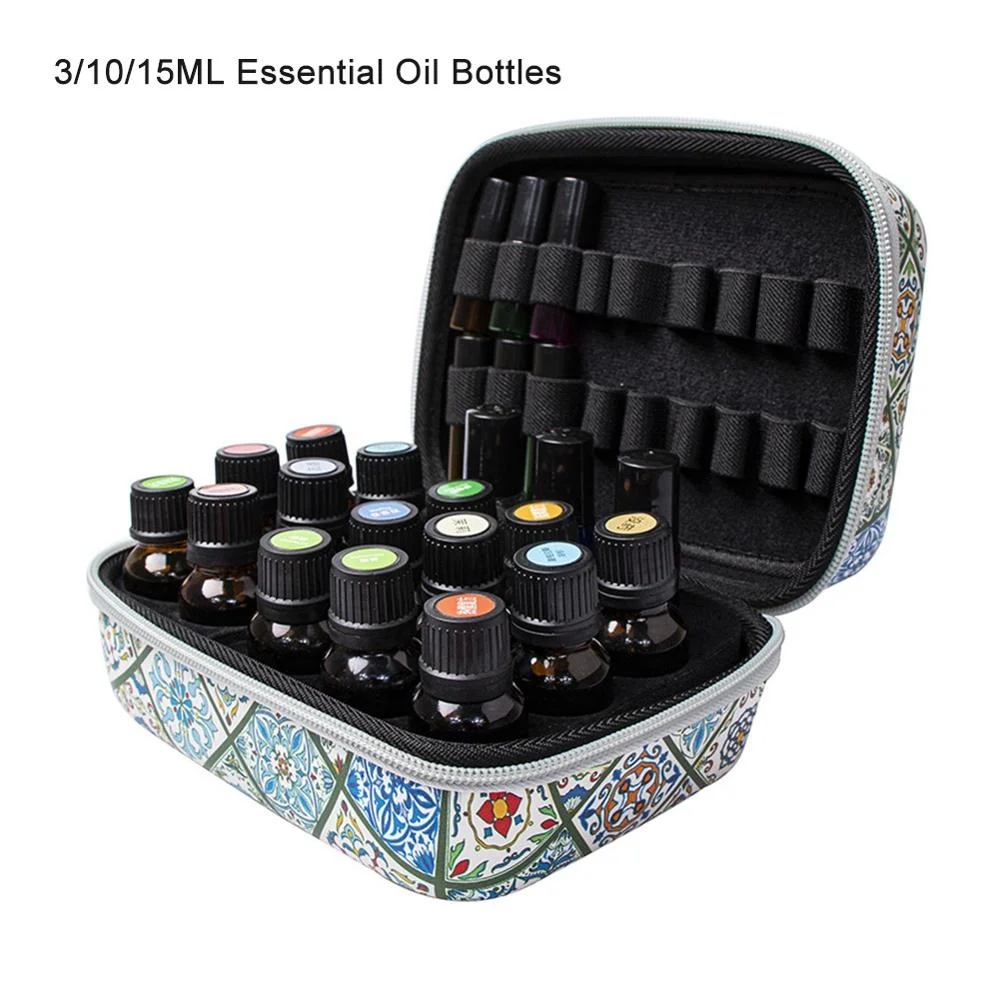 Essential Oil Storage Case Hard Shell EVA Shockproof Portable Travle Storage Bag For 3/10/15ML Essential Oil Sub Bottle Dropship